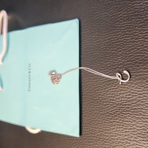 Elsa Peretti Tiffany Alphabet C Necklace